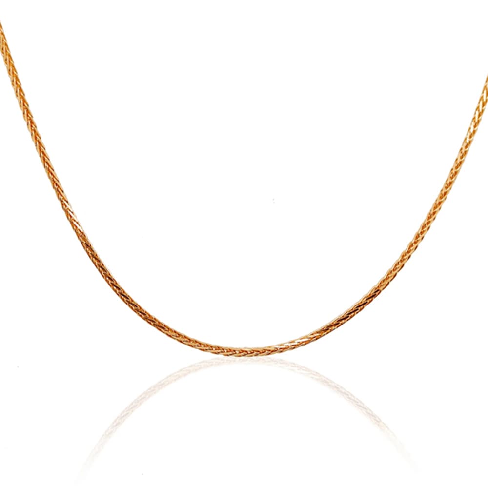 Nebü 12.4g 22K 1.6mm 18 inch Wheat Chain
