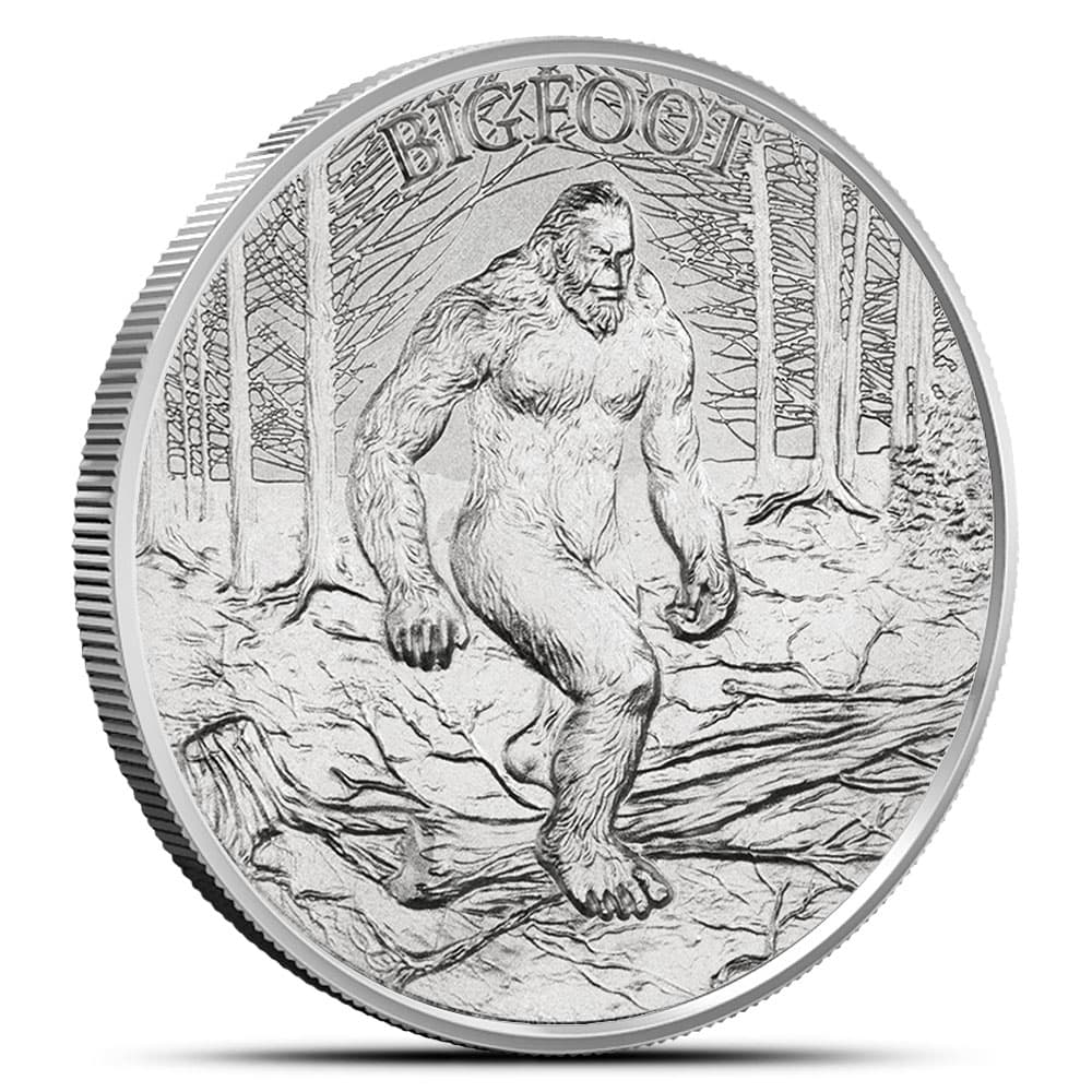1 oz Intaglio Mint Bigfoot Silver Round (New)