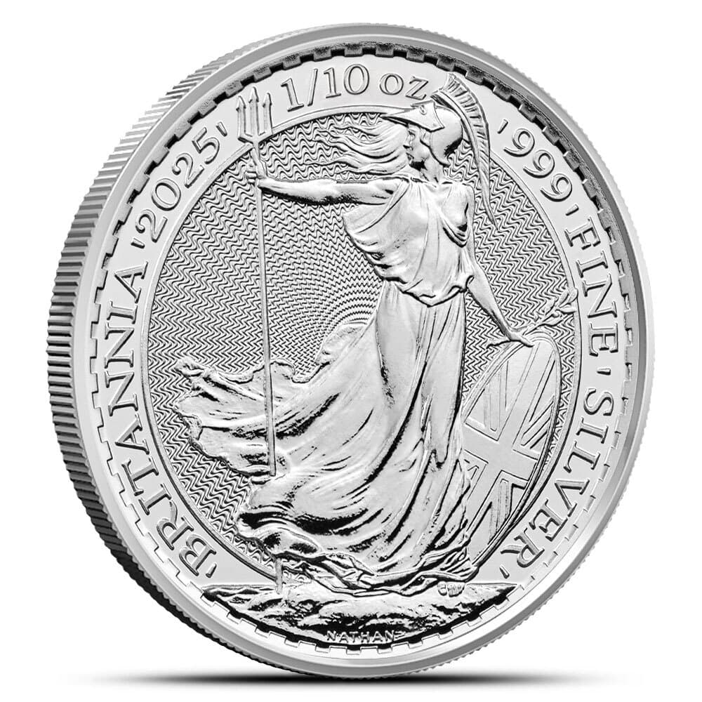 2025 1/10 oz British Silver Britannia Coin (BU)