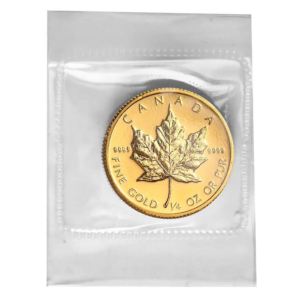1986 1/4 oz Canadian Gold Maple Leaf Coin