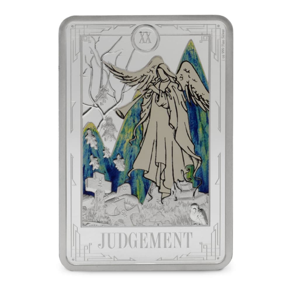 2025 1 oz Colorized Niue Silver Tarot Cards Judgement Coin (Box + CoA)