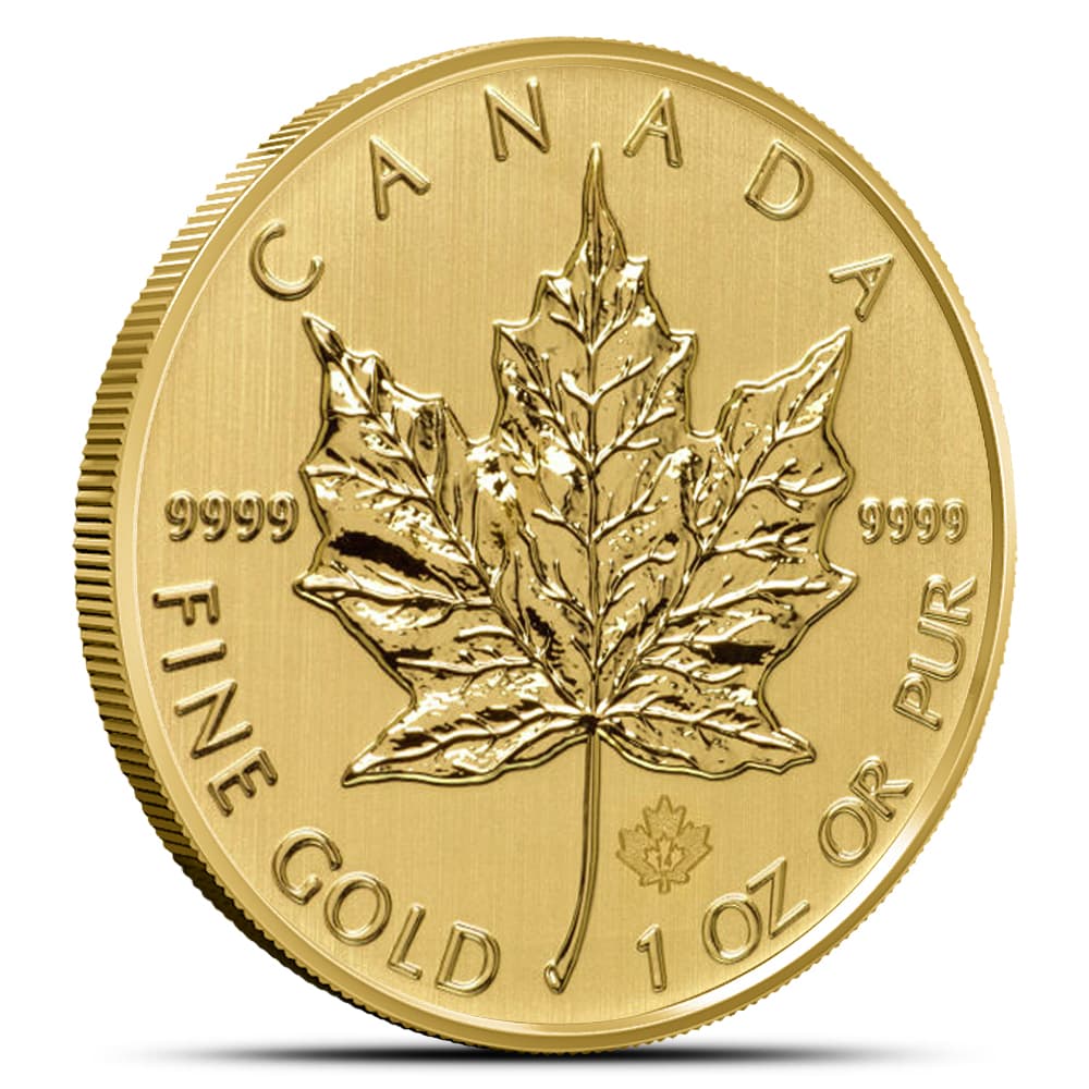 2014 1 oz Gold Canadian Maple Leaf Bullion Coin Brilliant Uncirculated .9999 Fine 24kt Gold