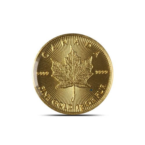 1 Gram Canadian Gold Maple Leaf Coin (Random Year)