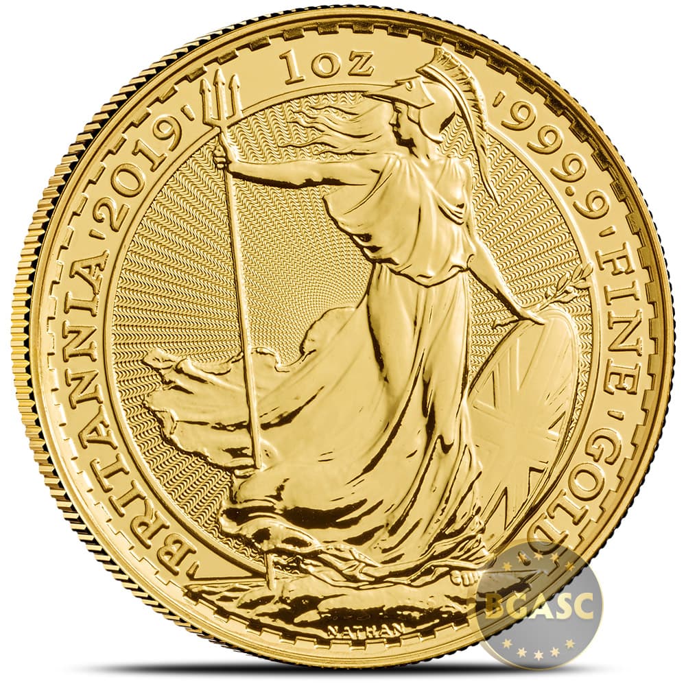 2019 1 oz British Gold Britannia Coin