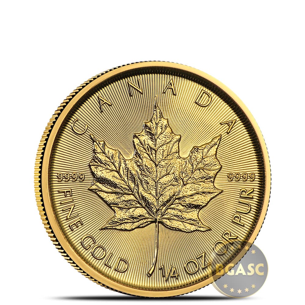 2019 1/4 oz Canadian Gold Maple Leaf Coin (BU)