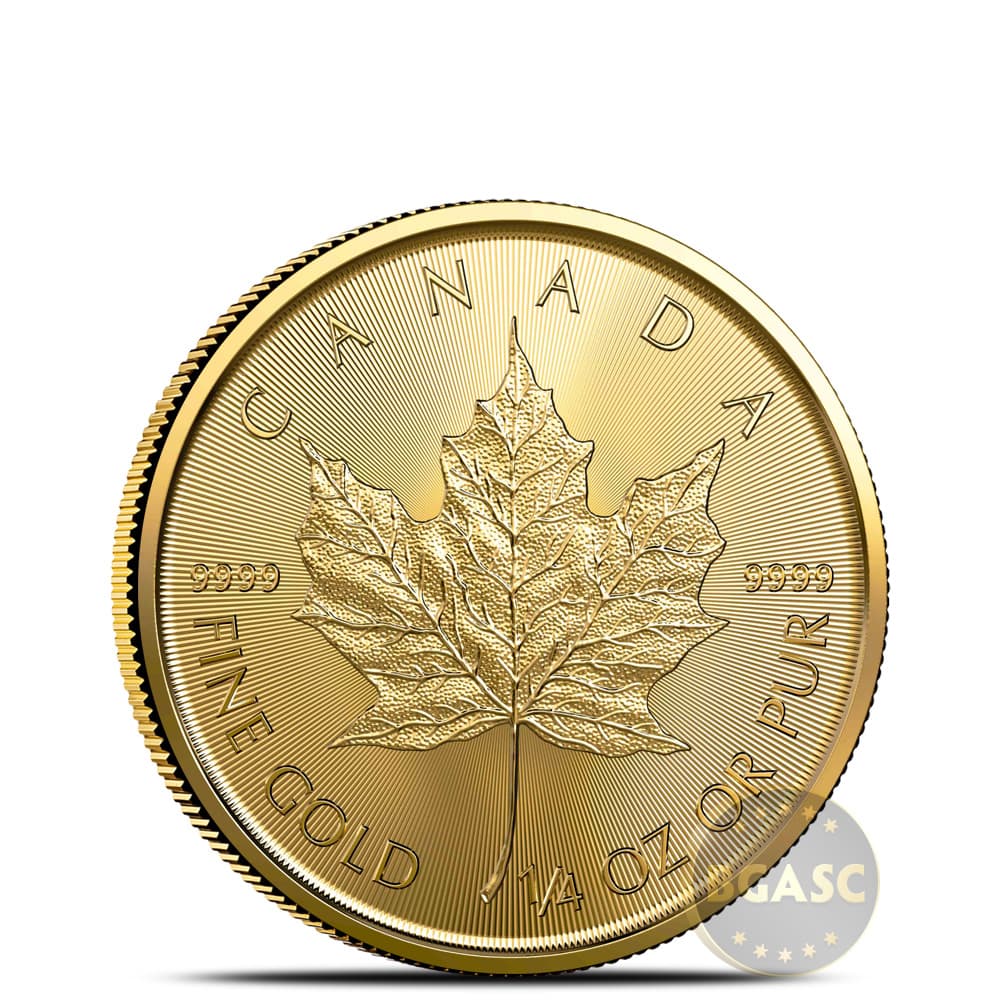2021 1/4 oz Canadian Gold Maple Leaf Coin (BU)