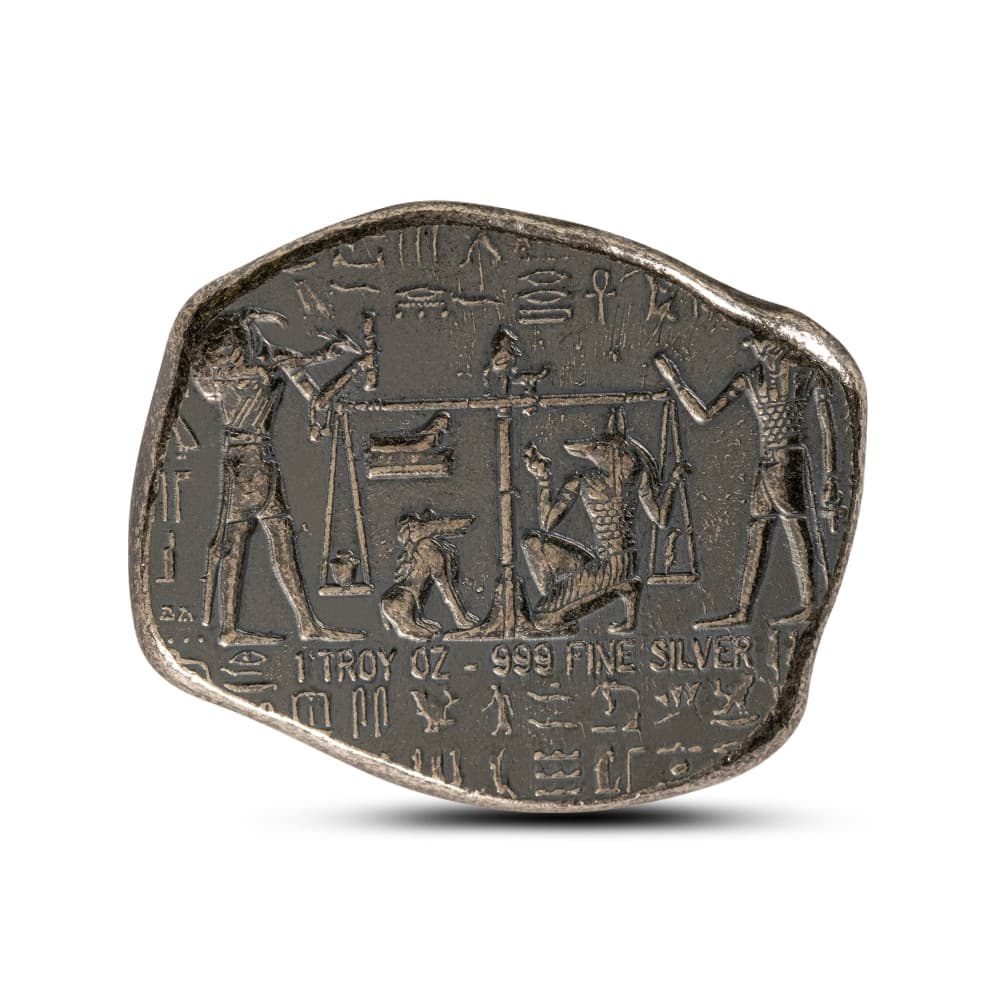 1 oz Monarch Egyptian Relic Silver Bar (New)