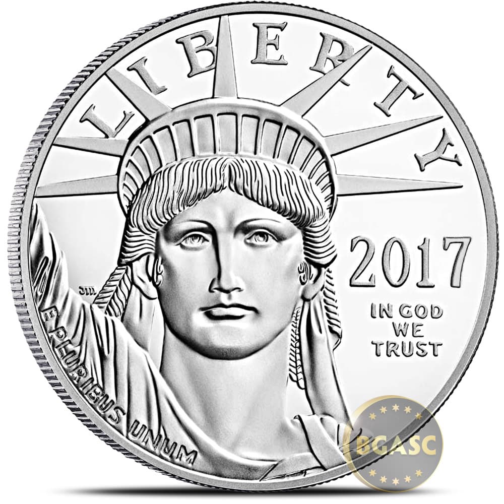 2017 1 oz Platinum American Eagle Bullion Coin .9995 Fine Brilliant Uncirculated