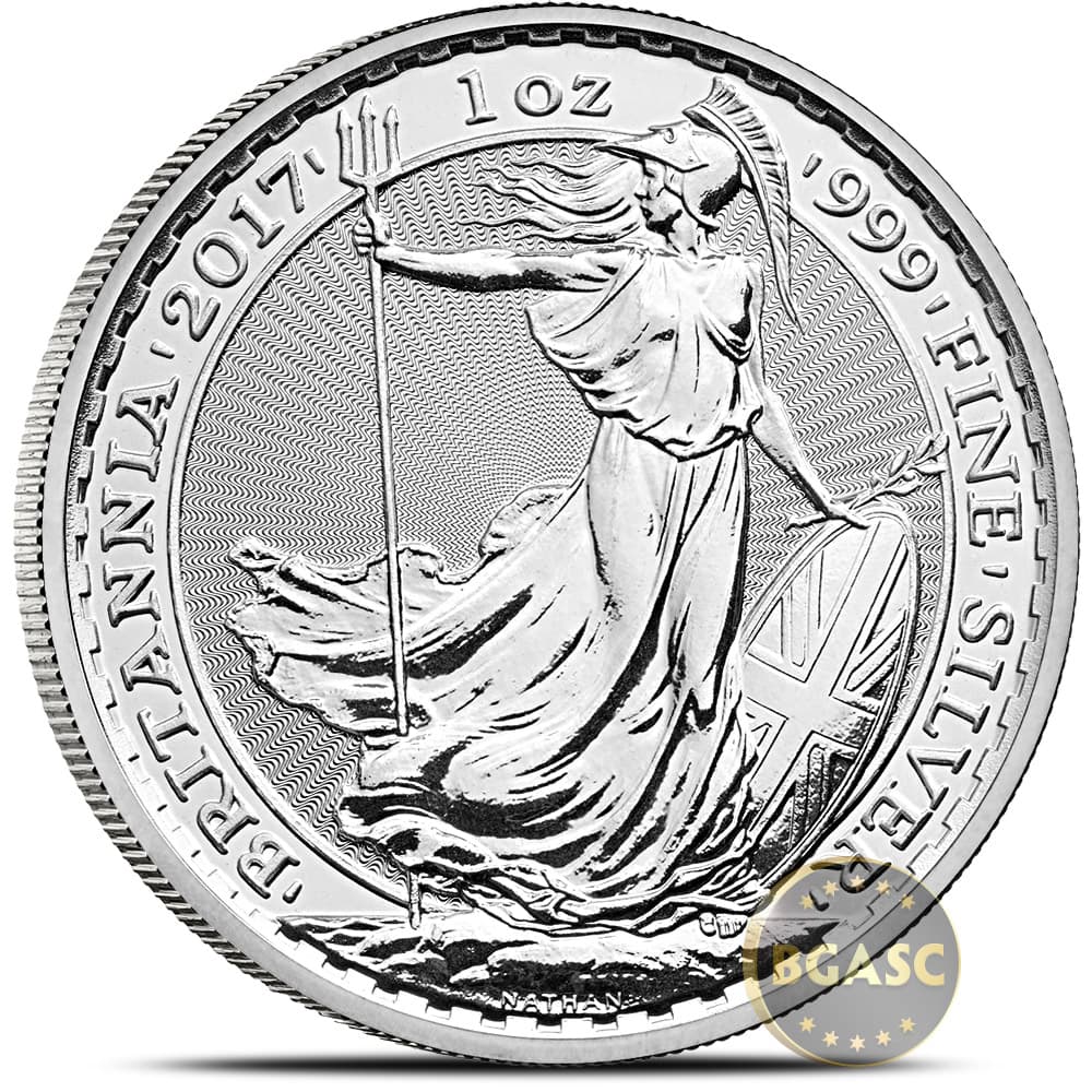 2017 1 oz British Silver Britannia Coin (BU)