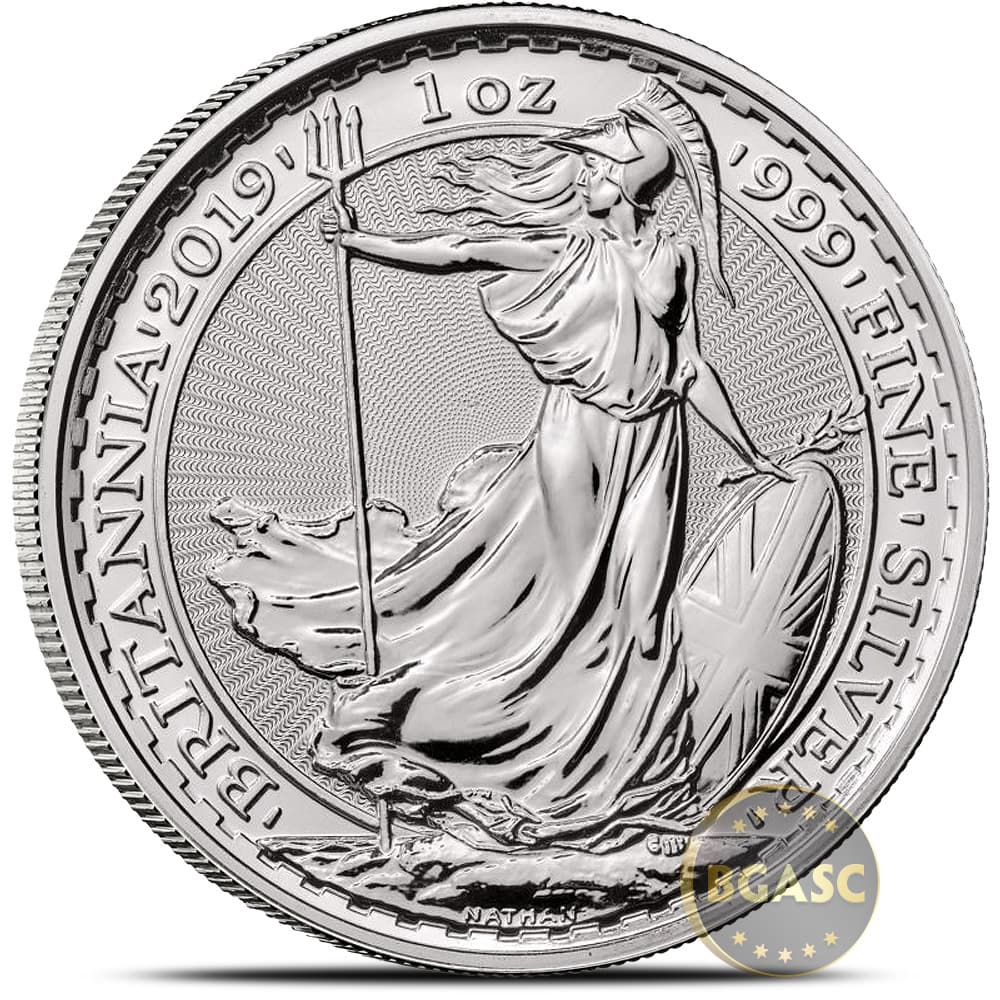 2019 1 oz British Silver Britannia Coin (BU)