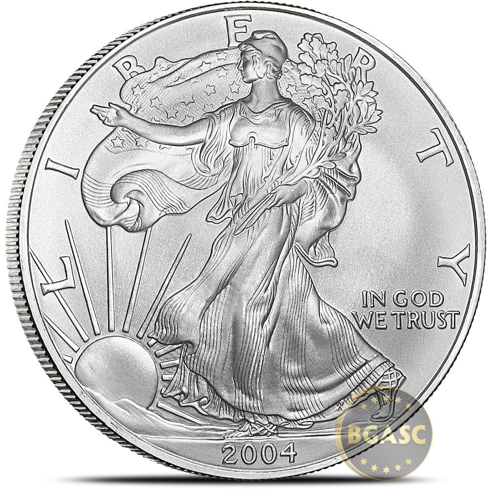 2004 1 oz American Silver Eagle Coin
