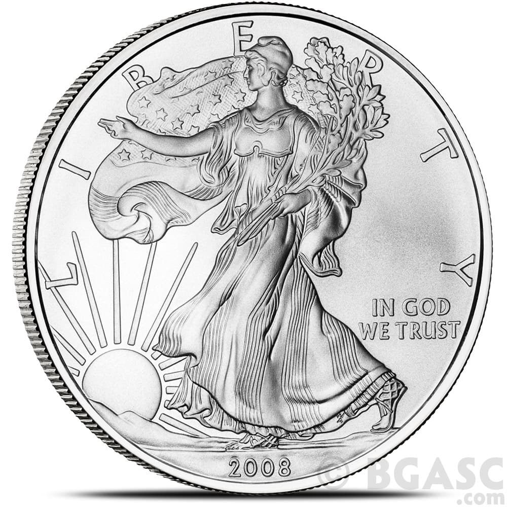 2008 1 oz American Silver Eagle Coin