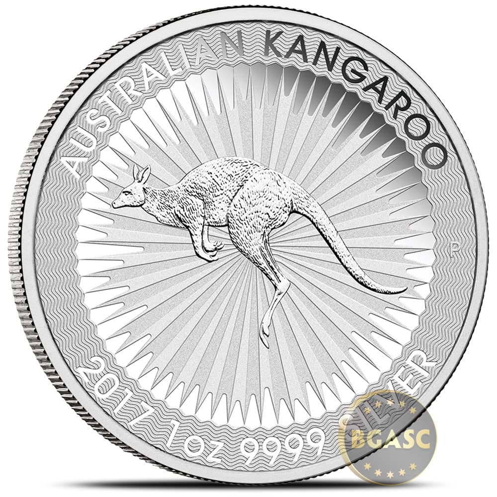 2017 Australian 1 oz Silver Kangaroo .9999 Fine Brilliant Uncirculated