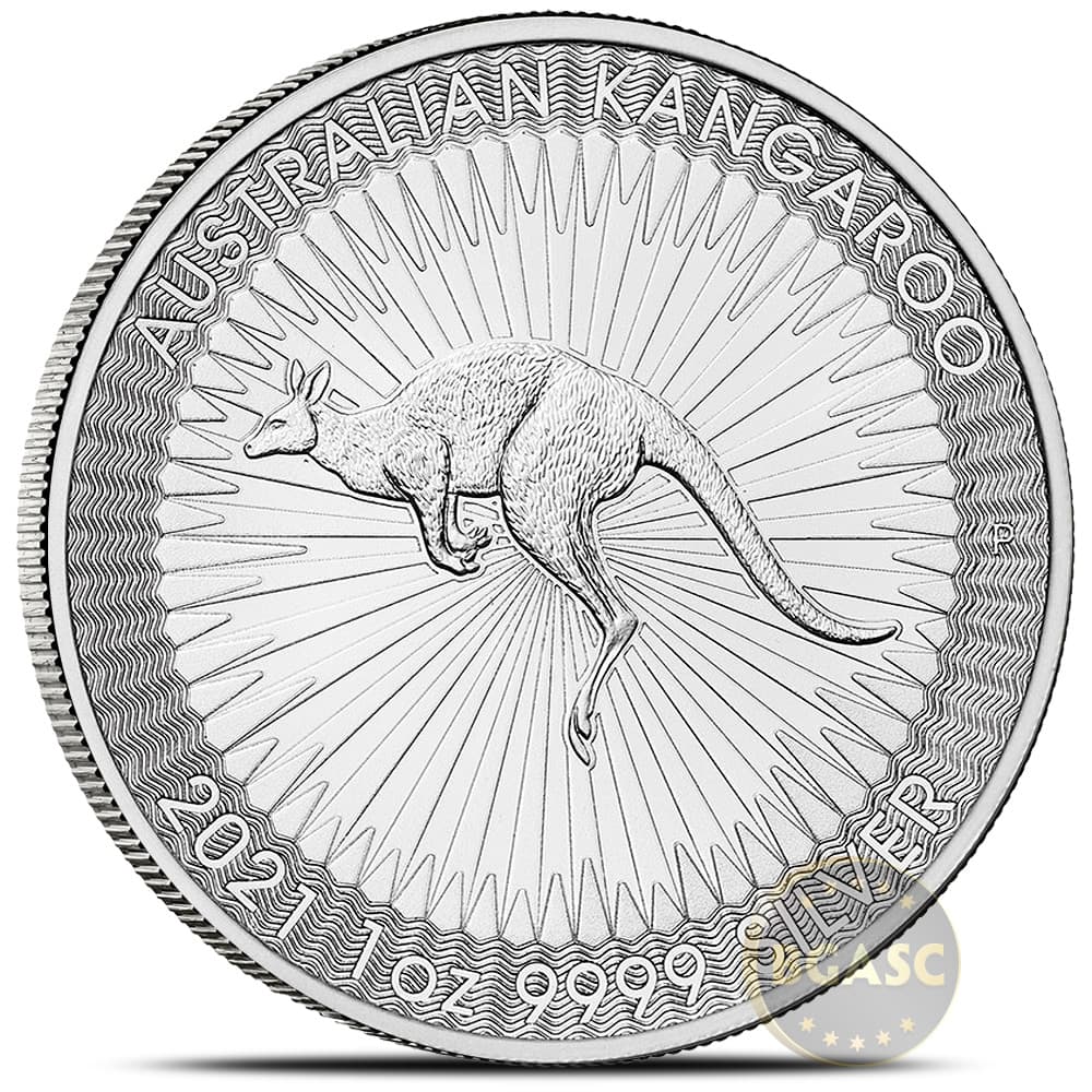 2021 1 oz Australian Silver Kangaroo Coin (BU)