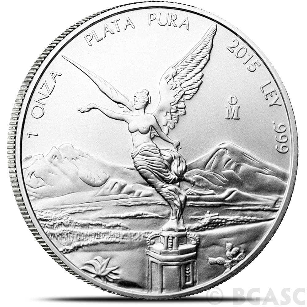2015 1 oz Mexican Silver Libertad Coin (BU)