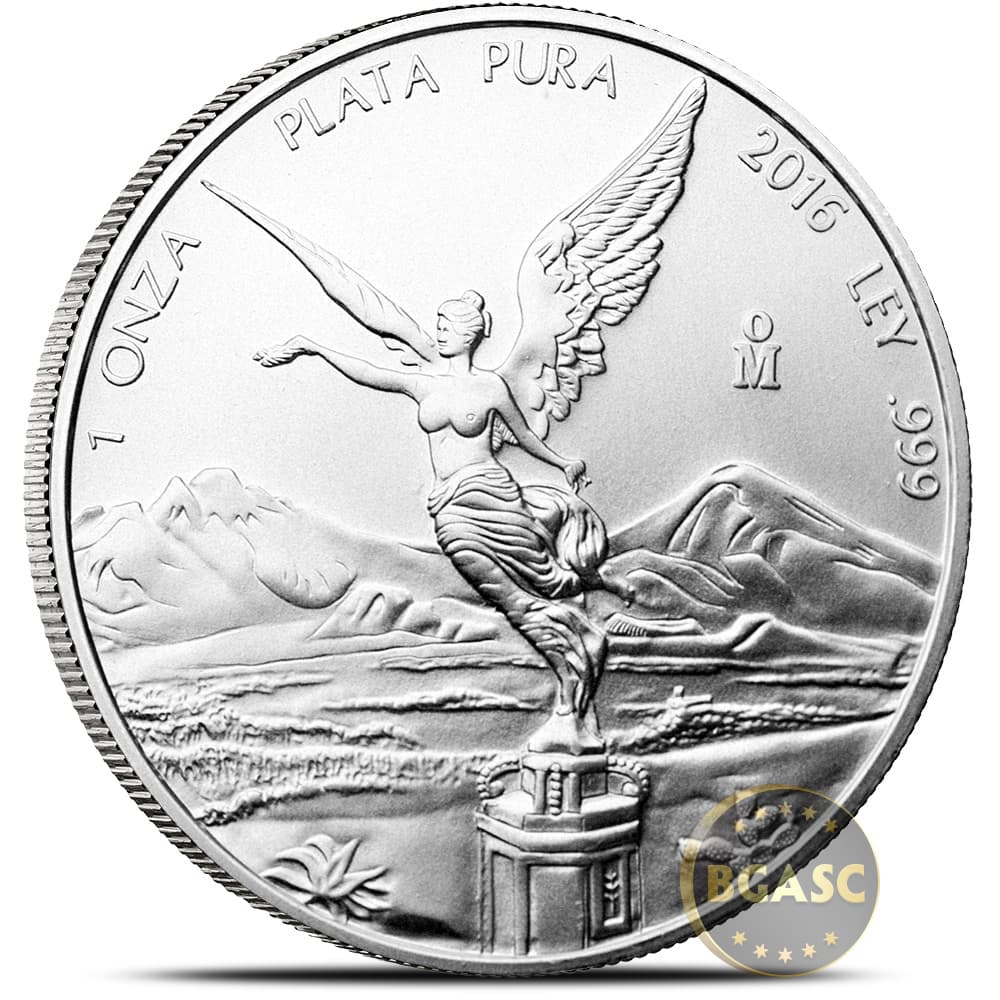 2016 1 oz Mexican Silver Libertad Coin (BU)