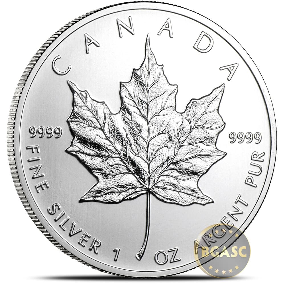 2012 1 oz Silver Canadian Maple Leaf Bullion Coin .9999 Fine Brilliant Uncirculated