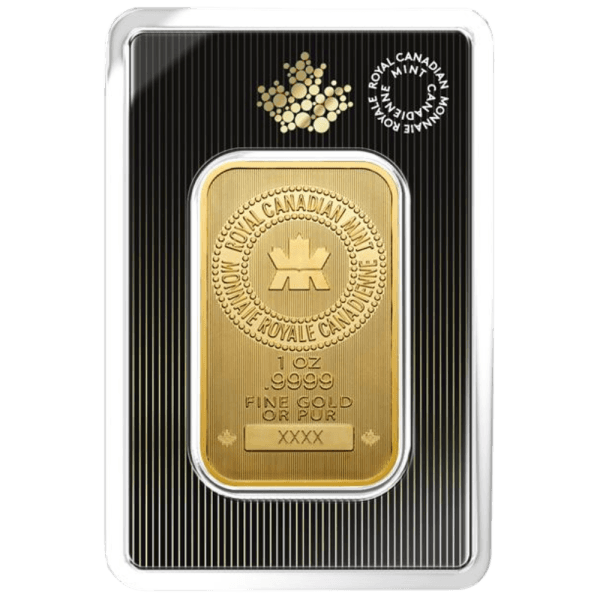 1 oz Gold Bar Royal Canadian Mint
