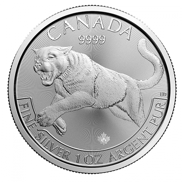 1 oz Silver Predator Cougar (SML) (Out Of Stock)