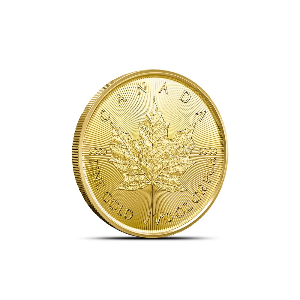 2023 1/10 oz Canadian Gold Maple Leaf Coin (BU)