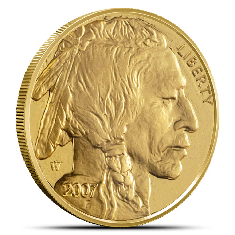 2007-W 1 oz Proof American Gold Buffalo Coin with Box & CoA