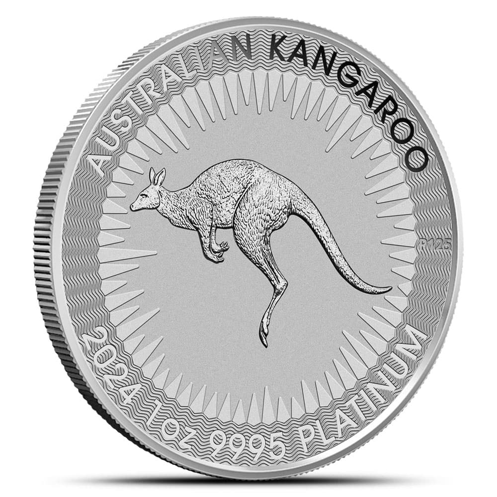 2024 1 oz Australian Platinum Kangaroo Coin (BU)