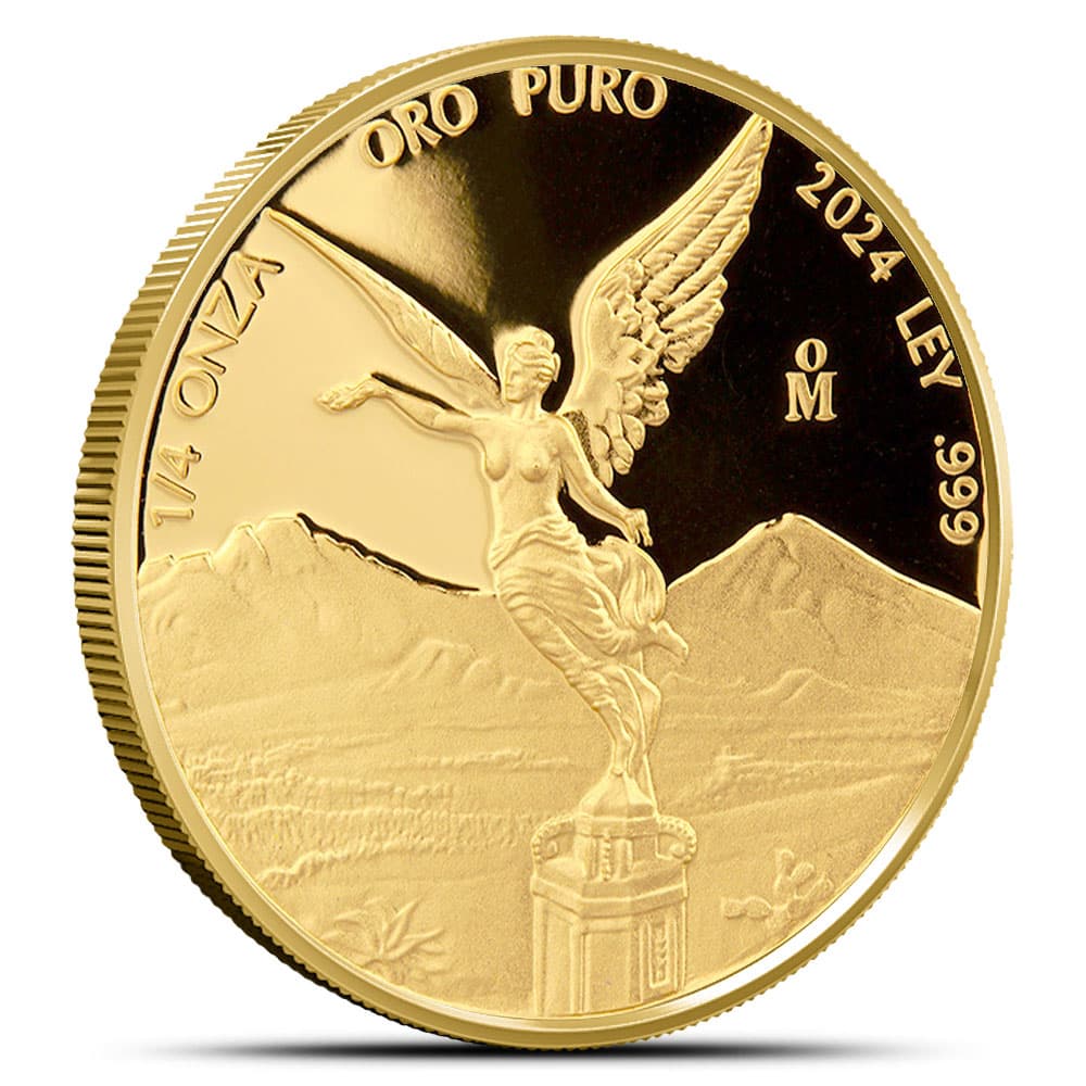 2024 1/4 oz Proof Mexican Gold Libertad Coin (In Capsule)