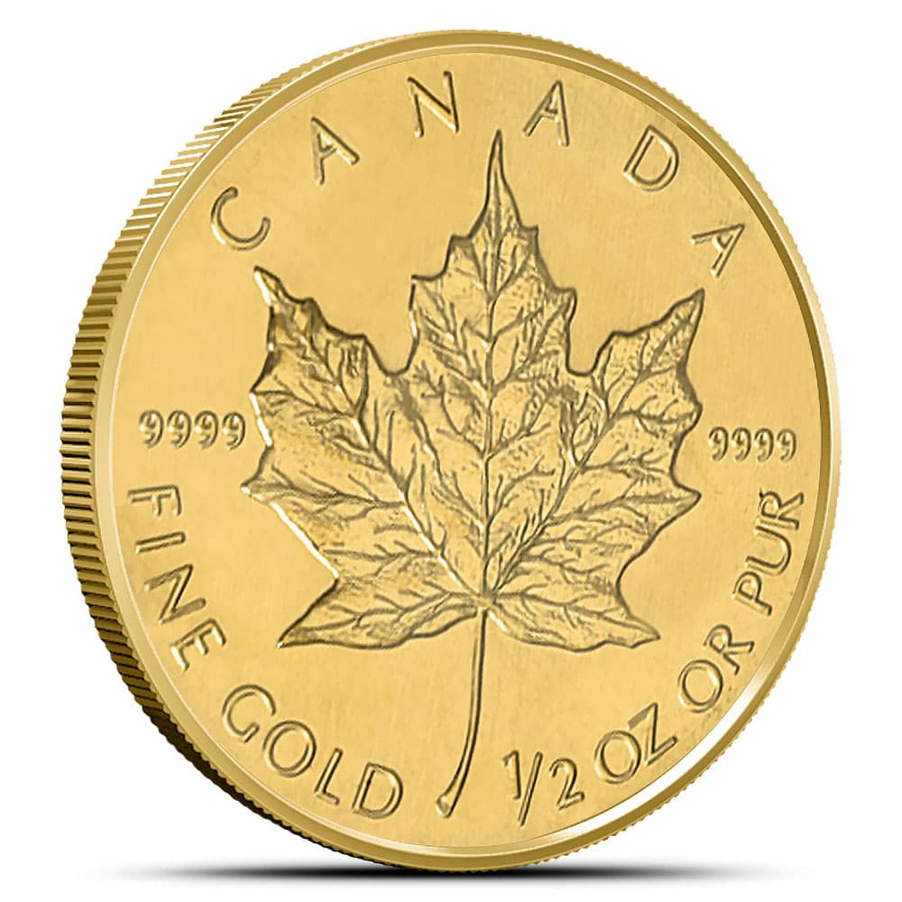 2004 1/2 oz Canadian Gold Maple Leaf Coin