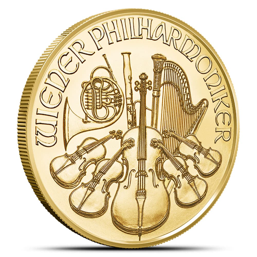 2025 1/10 oz Austrian Gold Philharmonic Coin (BU)