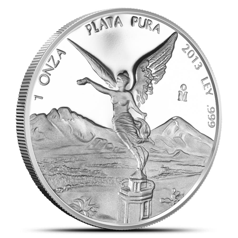 2013 1 oz Proof Mexican Silver Libertad Coin (In Capsule)