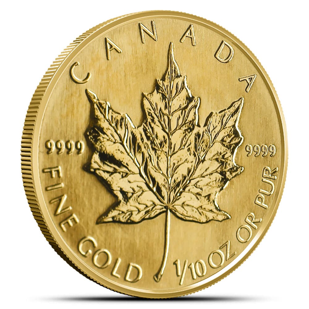 1991 1/10 oz Canadian Gold Maple Leaf Coin