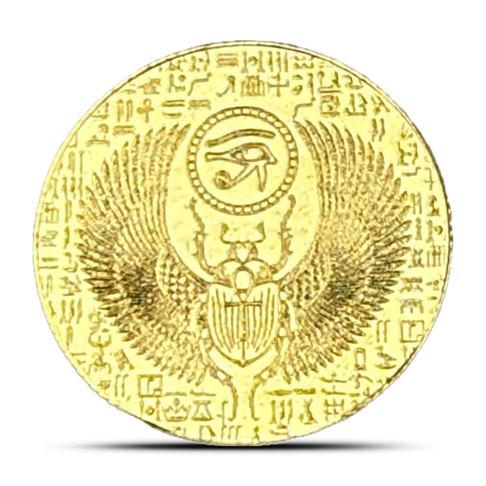 1/200 oz Monarch Egyptian Scarab Gold Round (New)