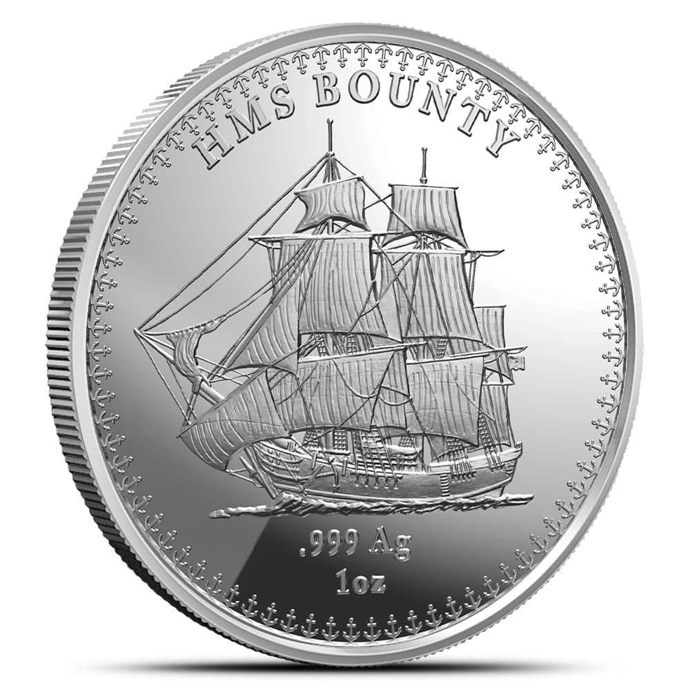 2025 1 oz Proof Pitcairn Islands Silver Bounty Coin (Box + CoA)