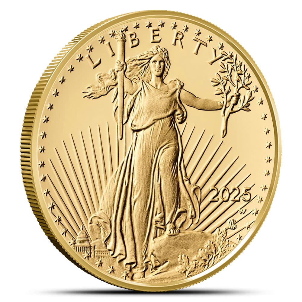 2025-W 1/2 oz Proof American Gold Eagle Coin (Box + CoA)