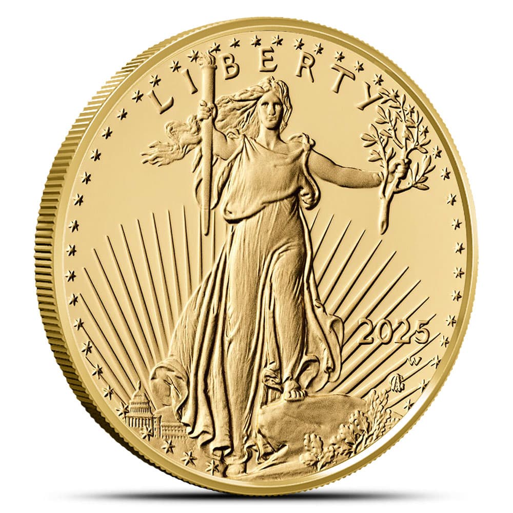 2025-W 1 oz Proof American Gold Eagle Coin (Box + CoA)
