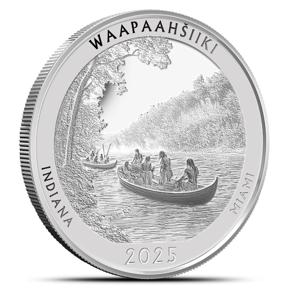 2025 1 oz Proof Native America the Beautiful Indiana Silver Coin (Box + CoA)