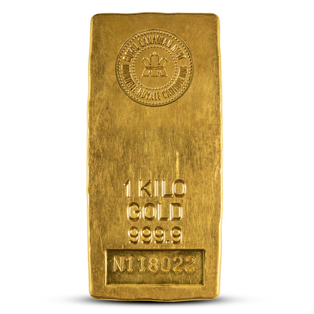 1 Kilo (RCM) Royal Canadian Mint Gold Bar