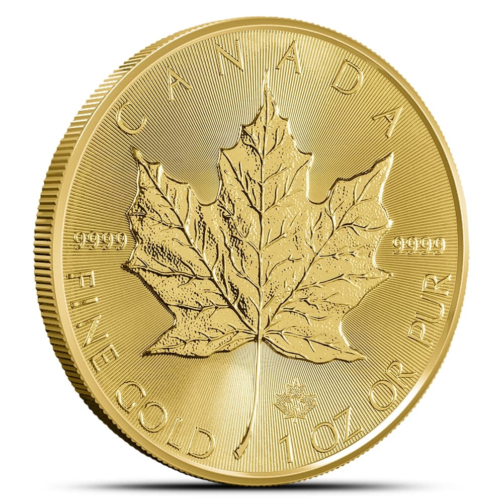 2021 1 oz Canadian Gold Maple Leaf Coin (BU)