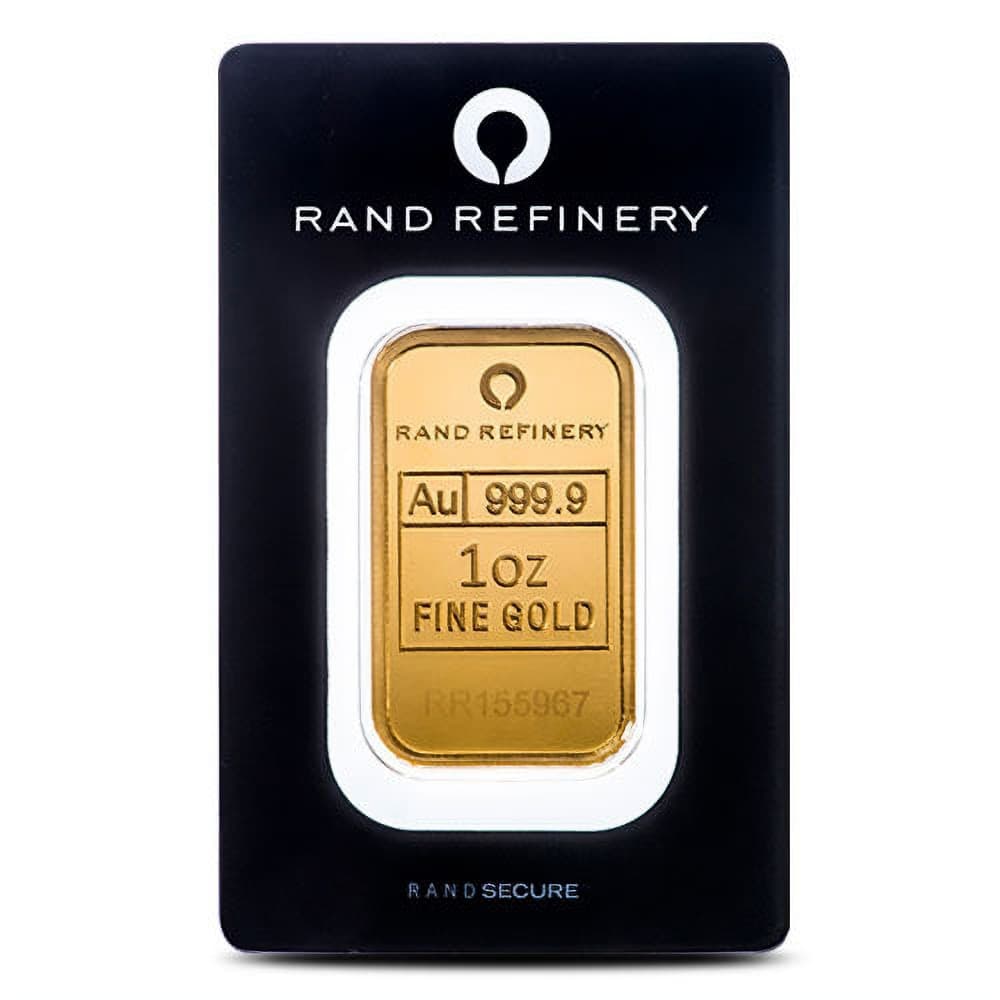 1 oz Rand Refinery Gold Bar (New w/ Black Assay)
