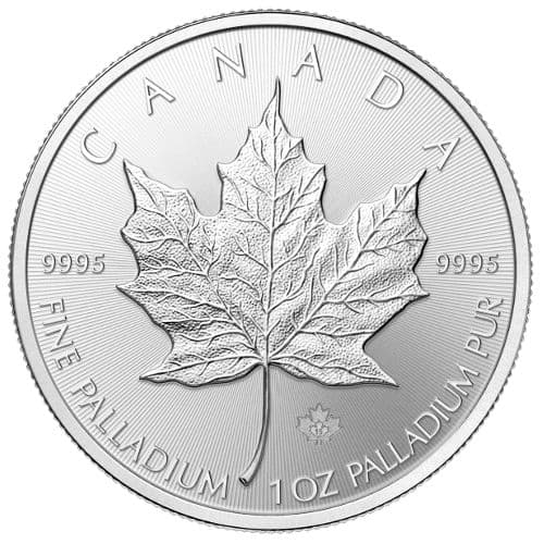 1 oz Canadian Palladium Maple Leaf Coin (Random Year)