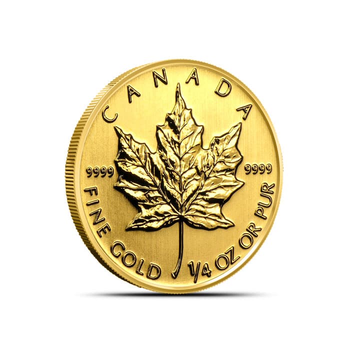 1/4 oz Canadian Gold Maple Leaf (Random Year, BU)