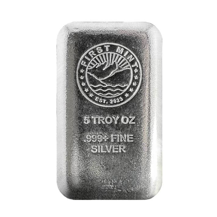 5 oz Silver Cast Bar
