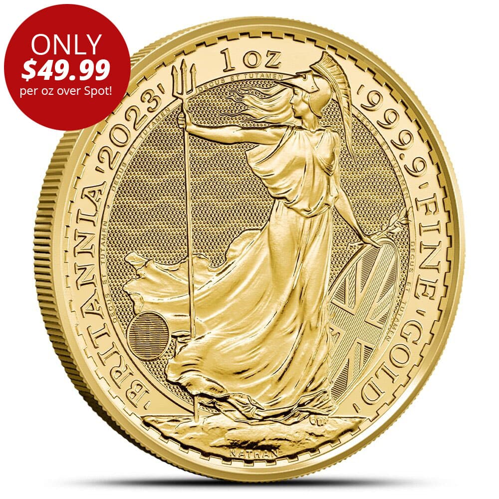 1 oz British Gold Britannia Coin (Random Year)