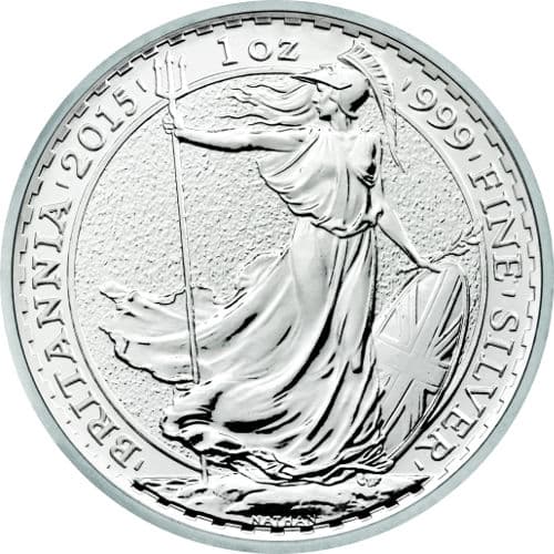 2015 1 oz British Silver Britannia Coin (BU)