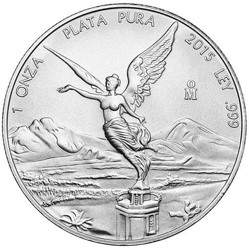 2015 1 oz Mexican Silver Libertad Coin (BU)