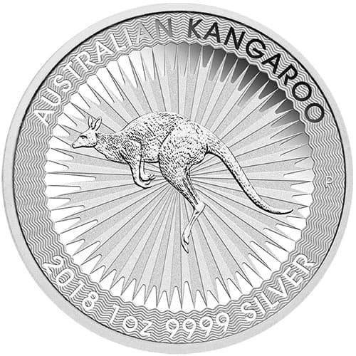 2018 1 oz Australian Silver Kangaroo Coin