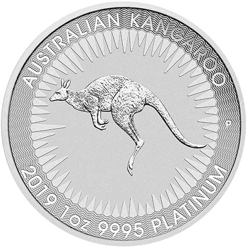 2019 1 oz Australian Platinum Kangaroo Coin