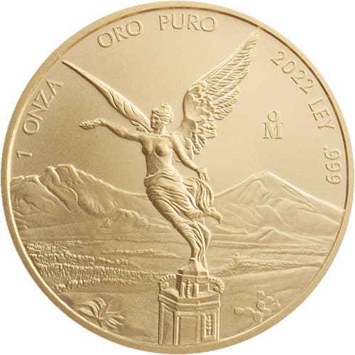 2022 1 oz Mexican Gold Libertad Coin (BU)