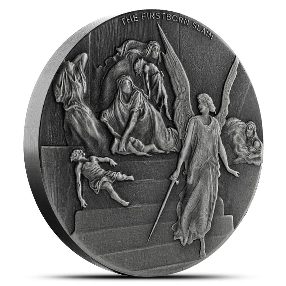 2019 2 oz First Born Slain Biblical Silver Coin Series (New)