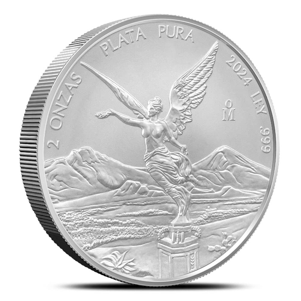 2024 2 oz Mexican Silver Libertad Coin (BU)